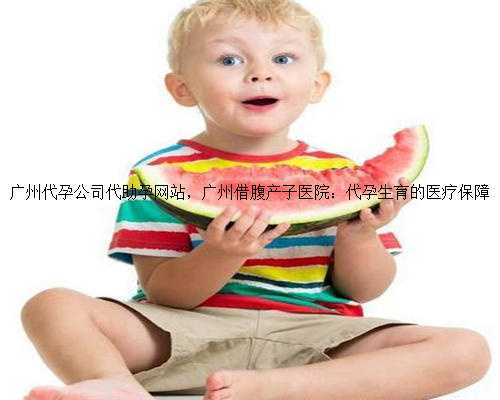 广州代孕公司代助孕网站，广州借腹产子医院：代孕生育的医疗保障