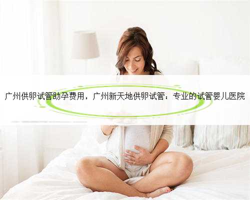 广州供卵试管助孕费用，广州新天地供卵试管：专业的试管婴儿医院