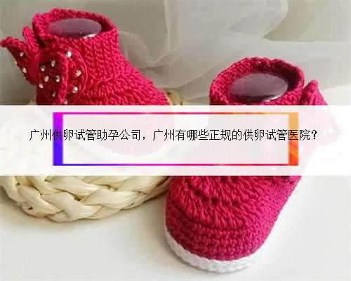 广州供卵试管助孕公司，广州有哪些正规的供卵试管医院？