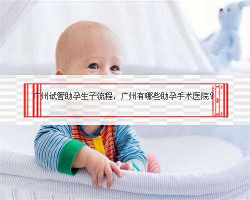 广州试管助孕生子流程，广州有哪些助孕手术医院？
