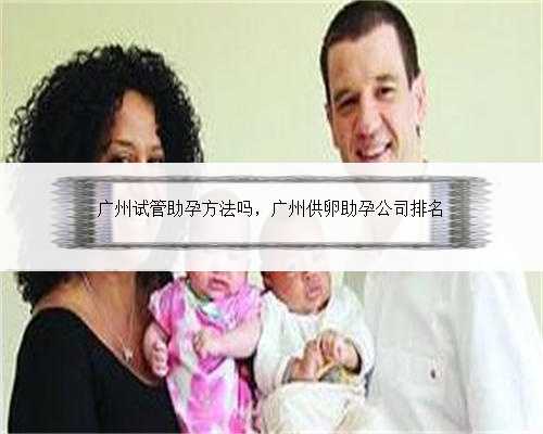 广州试管助孕方法吗，广州供卵助孕公司排名