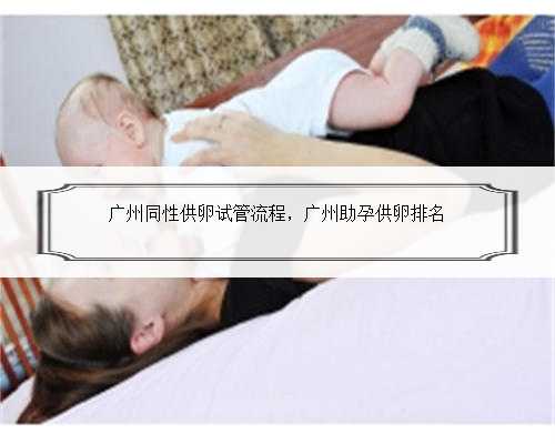 广州同性供卵试管流程，广州助孕供卵排名